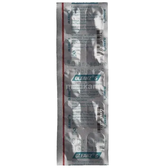 oleanz 5mg tablet 10's